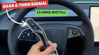 Tesla Model 3 Highland S3XY Gear & Signal Stalks: The BEST Upgrade with Easy Installation!