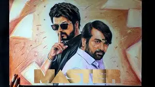 Master movie drawing | Master vaathi and bhavani | master jd | Jd drawing | JSLARTS #mastermovie