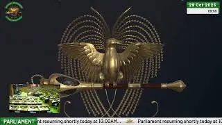 PARLIAMENT SITTING | 29th October, 2025