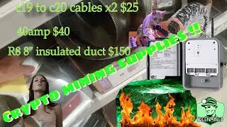 Collecting Supplies for the Solar Powered Wifi Smart Box Bitcoin Crypto Mining Defi Burner Project