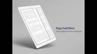 Page Curl Effect for E-book App Using Adobe XD