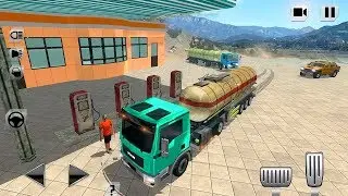 Oil Tanker Truck Driving Sim Hill Side Transport (by Zappy Studios) Android Gameplay [HD]
