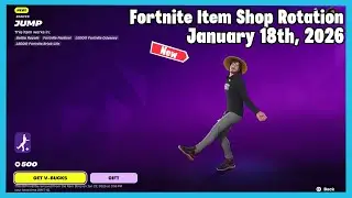 NEW Jump Emote | Fortnite Item Shop Rotation Today - January 18th, 2026