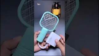 Mini Mosquito Killer Racquet Lamp&nbsp;@CreativeExposure #mosquitoracket #mosquitolamp
