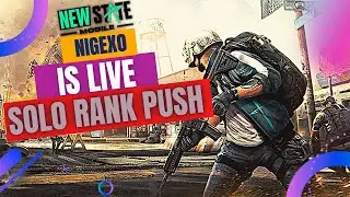 Pubg new state solo rank push is live || Nigexo is Live