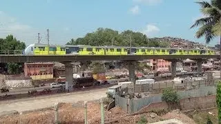 INAUGURAL RUN - Even Skygod Observes & Blesses Mumbai Metro Trains on its First Day Of Inauguration
