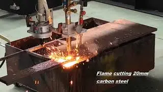 gantry plasma cutting machine video