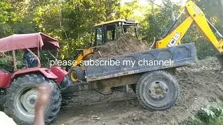 JCB tractor public works Assam