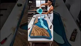 Mind-Blowing Epoxy Countertop Kitchen Transformation 🤯