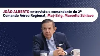 Jo&atilde;o Alberto recebe Maj-Brig. Marcello Schiavo, comandante do 2&ordm; Comando A&eacute;reo Regional | 17.10.25