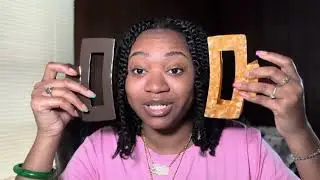 The loc and key claw clips black owned