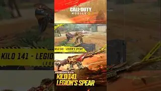New legendary weapon KILO 141 - LEGION'S SPEAR