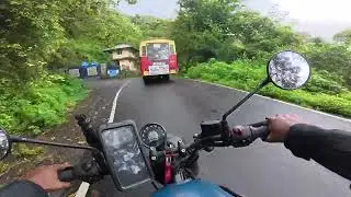 Kerala tour with hunter350  , most dangerous route athirapallyto malakkapara, djiosmo5 pro