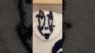 이영지 인스타 프사 러그 만들기(터프팅) | ASMR Tufting Youngji's Instagram Profile Photo Rug #asmr #rug #tufting