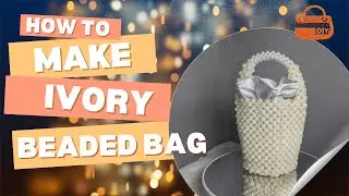 Sac en perles ivoire &ndash; Mod&egrave;le &eacute;l&eacute;gant fait main | Artisanat chic