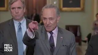 WATCH: Senate Democratic leaders speak to reporters following party policy luncheon