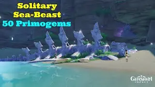 Solitary Sea Beast Quest (50 Primogems) - Genshin Impact 2.1