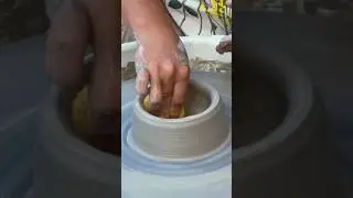 Watch and Learn: Pottery Wheel Techniques for Beginners #shorts