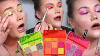 NEW! HUDA BEAUTY NEON OBSESSIONS PALETTES|3 PALETTES, 3 LOOKS!