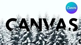 How To Create Stunning Winter Background Text Effect in Canva | Step-by-Step Tutorial
