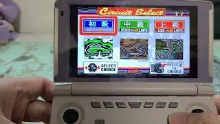 Powkiddy X18s | hardware modded | Saturn game test - Daytona USA