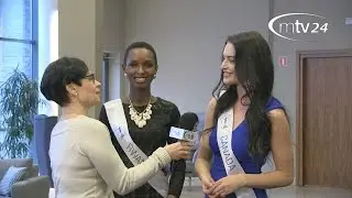 Finalistki Miss Supranational 2015 - Sonia Gisa Miss Rwanda, Siera Bearchell Miss Kanada