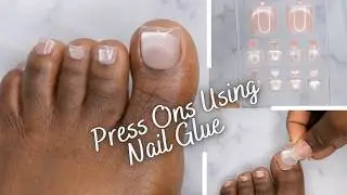 How to Apply Press On Toe Nails | BTArtBox X-Coat Tips | Make Press Ons Look Natural