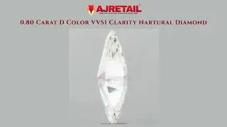 💎 0.80 Carat D Color VVS1 Clarity Natural Diamond #ajretail #naturaldiamonds
