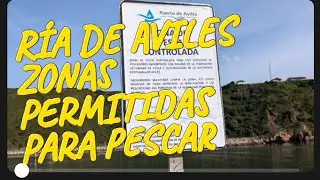 R&iacute;a de Aviles zonas permitidas para pescar