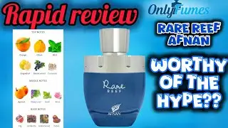 RAPID REVIEW| Rare Reef Afnan #afnan #afnanperfumes #fragrance #fragrancereview #cologne 