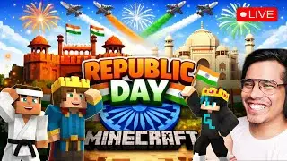 Happy Republic Day Guys base Reviews🔴McFleet Server S2 |Day 27 |#mcfleet #gamerfleet #minecraft