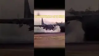 The rocket powered C-130 jato aircraft Operation Credible Sport #military #usaf #c130 #iran #rocket