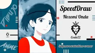 Nozomi Onda | Como Vectorizarlo (Speed Draw) en Ilustrator | Sayonara watashi no cramer