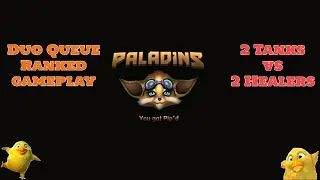 Paladins: Pip ranked gameplay-Double support vs. Double Front Liner-Master Pipter