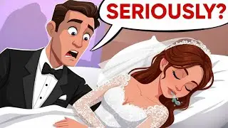My Wife Fell Asleep In The Start Of Our Most Passionate Moment#shortanimation