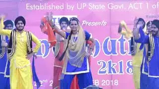 1st PRIZE WINNERS | ENERGETIC BHANGRA PERFORMANCE | SRMU