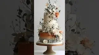 wedding cake is absolutely stunning 🌹 #weddingcake #cakedesign #boho
