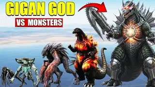 Gigan Godzilla vs Giant Monsters | 3D Monster Size Comparison 2025