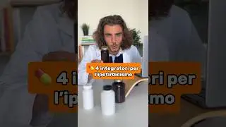 Ipotiroidismo: 4 integratori necessari (dosaggio in descrizione)