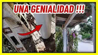 COMO USAR TUBOS DE PVC como BASES o POSTES para sostener TECHOS en patio y jardín | Gio de la Rosa