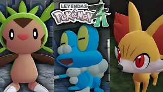 UBICACION de los INICIALES de KALOS (FROAKIE, CHESPIN y FENNEKIN) LEYENDAS POKEMON ZA