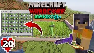 Building A Huge Sugarcane Farm......(Minecraft Hardcore Series Malayalam EP : 20)