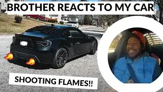 My Brother Reacts The FRS shooting Flames | FRS
