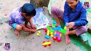 Creative Kids Building Amazing Lego Structure | Fun Outdoor Playtime