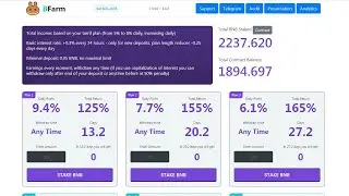 Новый смарт-контракт для заработка криптовалюты BNB bfarm.finance
