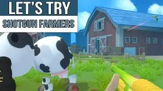 Let's Try Shotgun Farmers Gameplay (1440p) - World's First Vegetable Shooter!