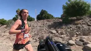 Crazy sprint Francesco Puppi vs Robert Pkemboi @transgrancanaria102 Marathon 2025