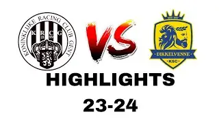 KRC Gent - KSC Dikkelvenne 3-2 | Hoogtepunten 2023-2024