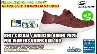 Unboxing & review on feet SKECHERS SLIP-INS ULTRA FLEX 3.0 BRILLIANT PATH WOMENS CASUAL ON SHOES ORI