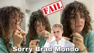CUTTING BANGS (again)//curly hair cut FAIL 